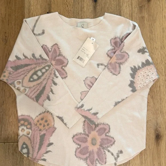 BNWT Sioni Crewneck Floral Sweater Medium $118 - Picture 10 of 12